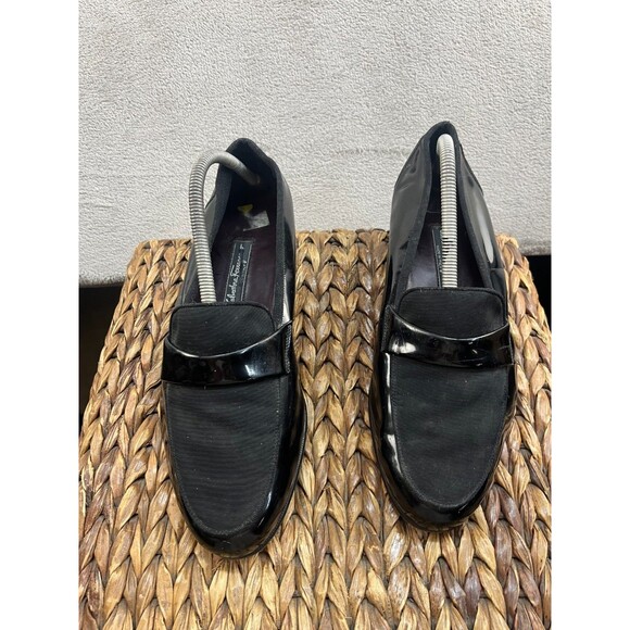 Salvatore Ferragamo Shoes - Salvadore Ferrgamo Vara Black Patent Leather Shoes made In Italy